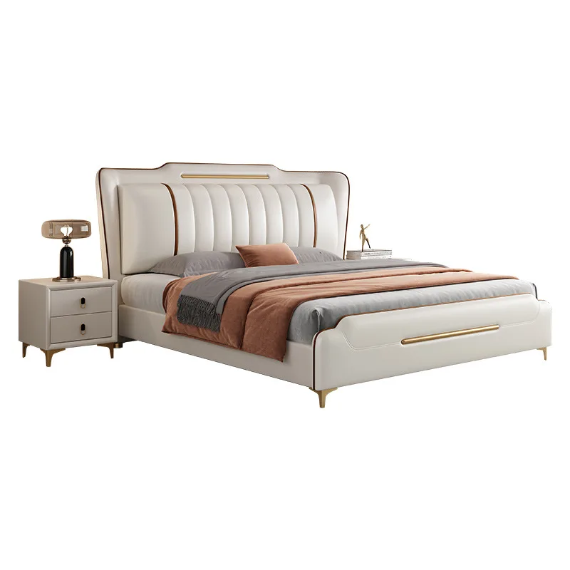 Latest Design Adult Bed with Drawers for Storage Wholesale Price Custom Creamy White king Size Wooden Up-holstered Beds for Home
Latest Design Adult Bed with Drawers for Storage Wholesale Price Custom Creamy White king Size Wooden Up-holstered Beds for Home
