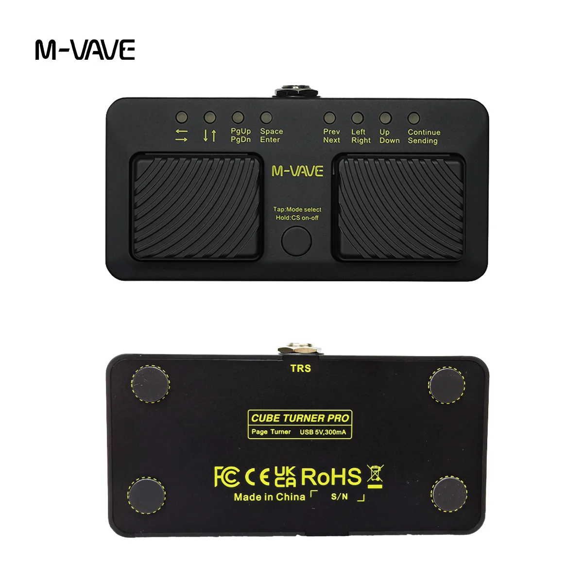 M-VAVE Cube Turner Pro Silent BT Page Turner Pedal, USB Rechargeable Foot Controller for Smart Devices
M-VAVE Cube Turner Pro Silent BT Page Turner Pedal, USB Rechargeable Foot Controller for Smart Devices