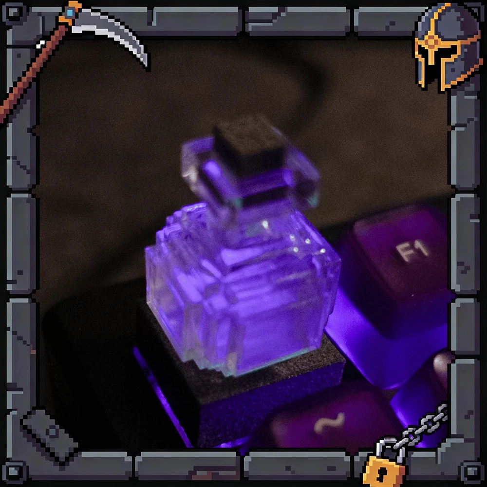 ZHUDI VIBE STONE PC Luminous Seaweed Personality Keycaps SLS SLA Process Transparent Resin Keyboard Keycaps For PC Accessories
ZHUDI VIBE STONE PC Luminous Seaweed Personality Keycaps SLS SLA Process Transparent Resin Keyboard Keycaps For PC Accessories