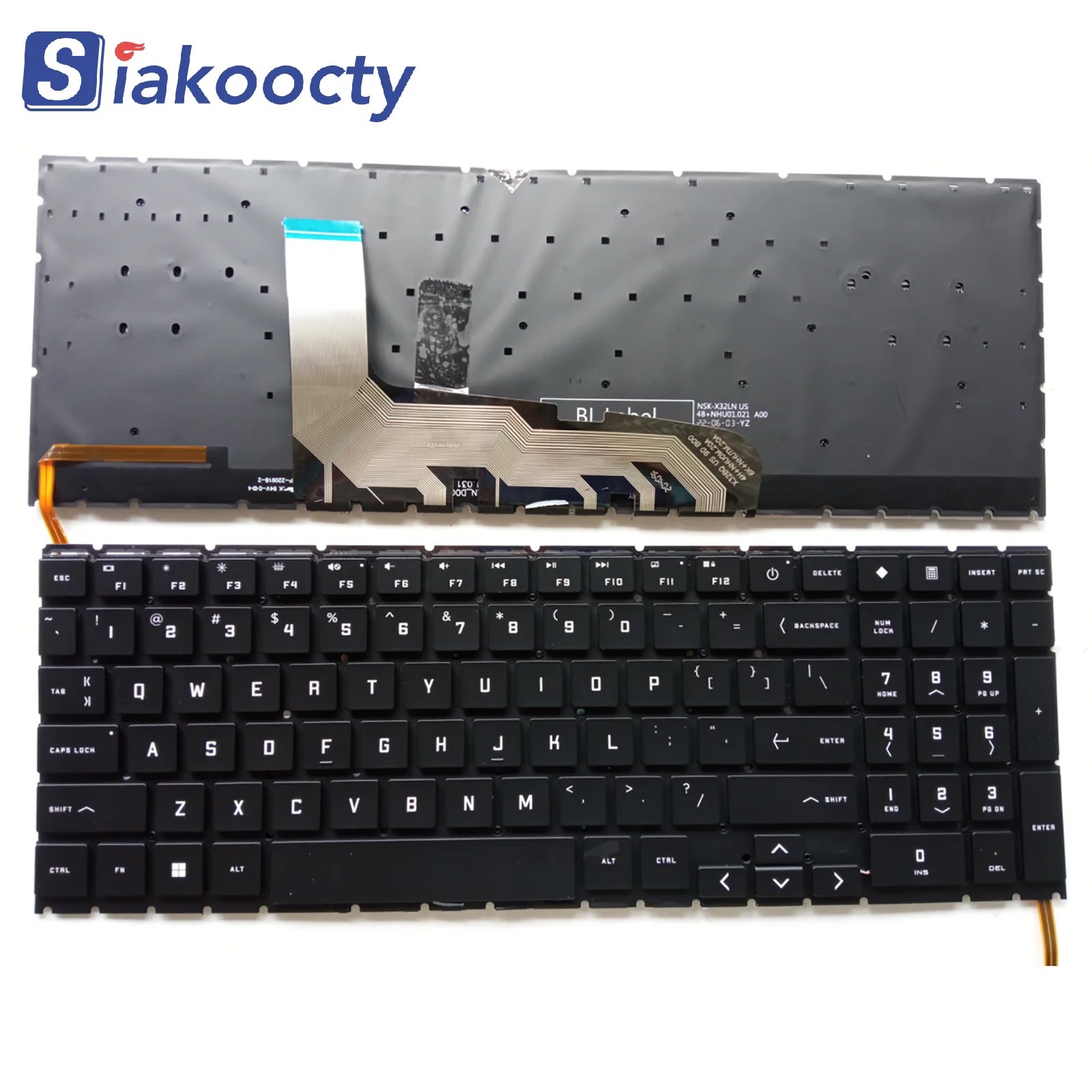US Backlit Keyboard For HP Omen 15-EK 15-EN 16-B TPN-Q236 Number keys 
US Backlit Keyboard For HP Omen 15-EK 15-EN 16-B TPN-Q236 Number keys