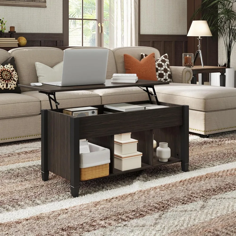 Coffee Table, 41in Lift Top Coffee Table with Storage Hidden Compartment & Shelf, Retro Coffee Center Table with, Customized
Coffee Table, 41in Lift Top Coffee Table with Storage Hidden Compartment & Shelf, Retro Coffee Center Table with, Customized