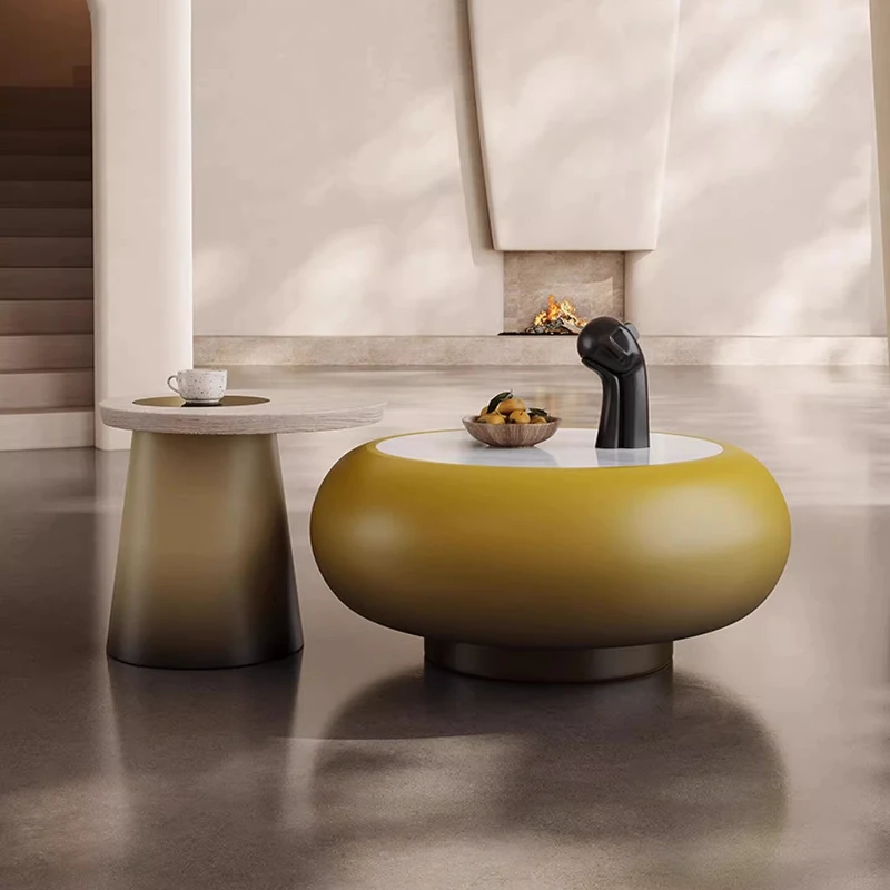 Minimalist light luxury round coffee table, minimalist modern high-end living room, household size special-shaped coffee table
Minimalist light luxury round coffee table, minimalist modern high-end living room, household size special-shaped coffee table