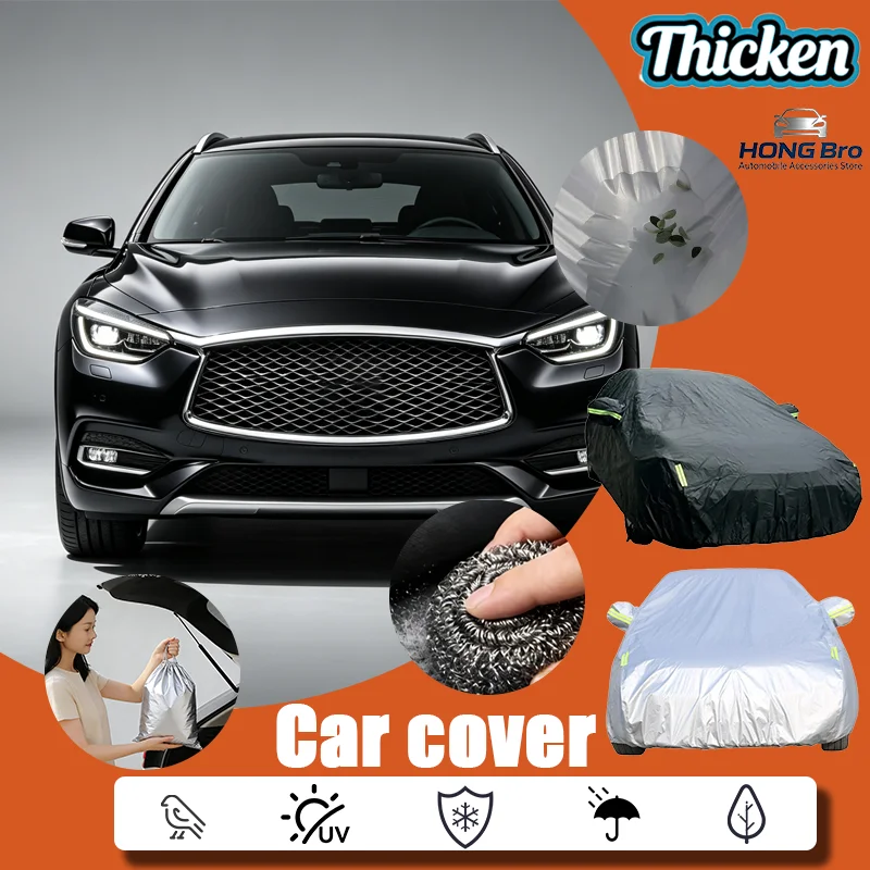 For Infiniti Q30 Q40 Q50 Q60 Q70 Full Car Cover Outdoor Snow Cover, Sunshade, Waterproof & Dustproof Exterior Auto Cover
For Infiniti Q30 Q40 Q50 Q60 Q70 Full Car Cover Outdoor Snow Cover, Sunshade, Waterproof & Dustproof Exterior Auto Cover