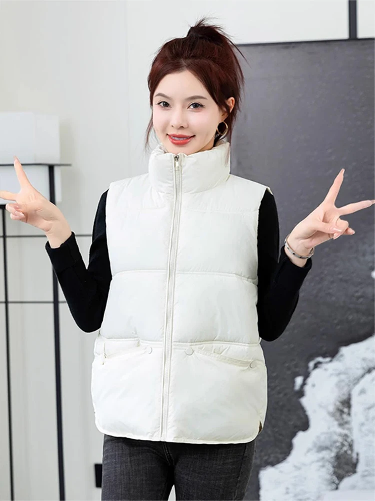 Women's Winter Cotton Vest 2026 New Style Thick Short Pure Color Slimming Versatile Fashionable Not Bulky Commute Style Zipper
Women's Winter Cotton Vest 2026 New Style Thick Short Pure Color Slimming Versatile Fashionable Not Bulky Commute Style Zipper
