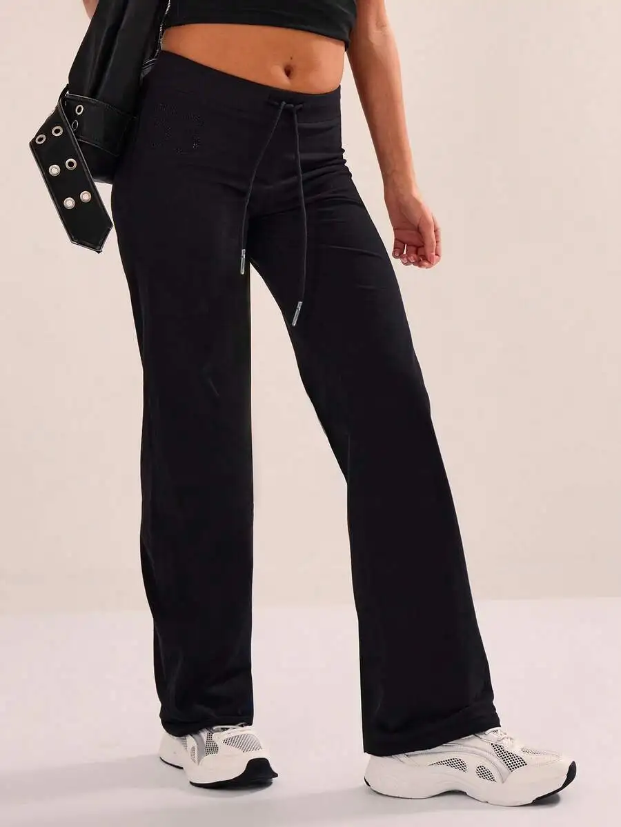 Low Waist Drawstring Straight Leg Yoga Pants For Women Fitness Pilates Casual
Low Waist Drawstring Straight Leg Yoga Pants For Women Fitness Pilates Casual
