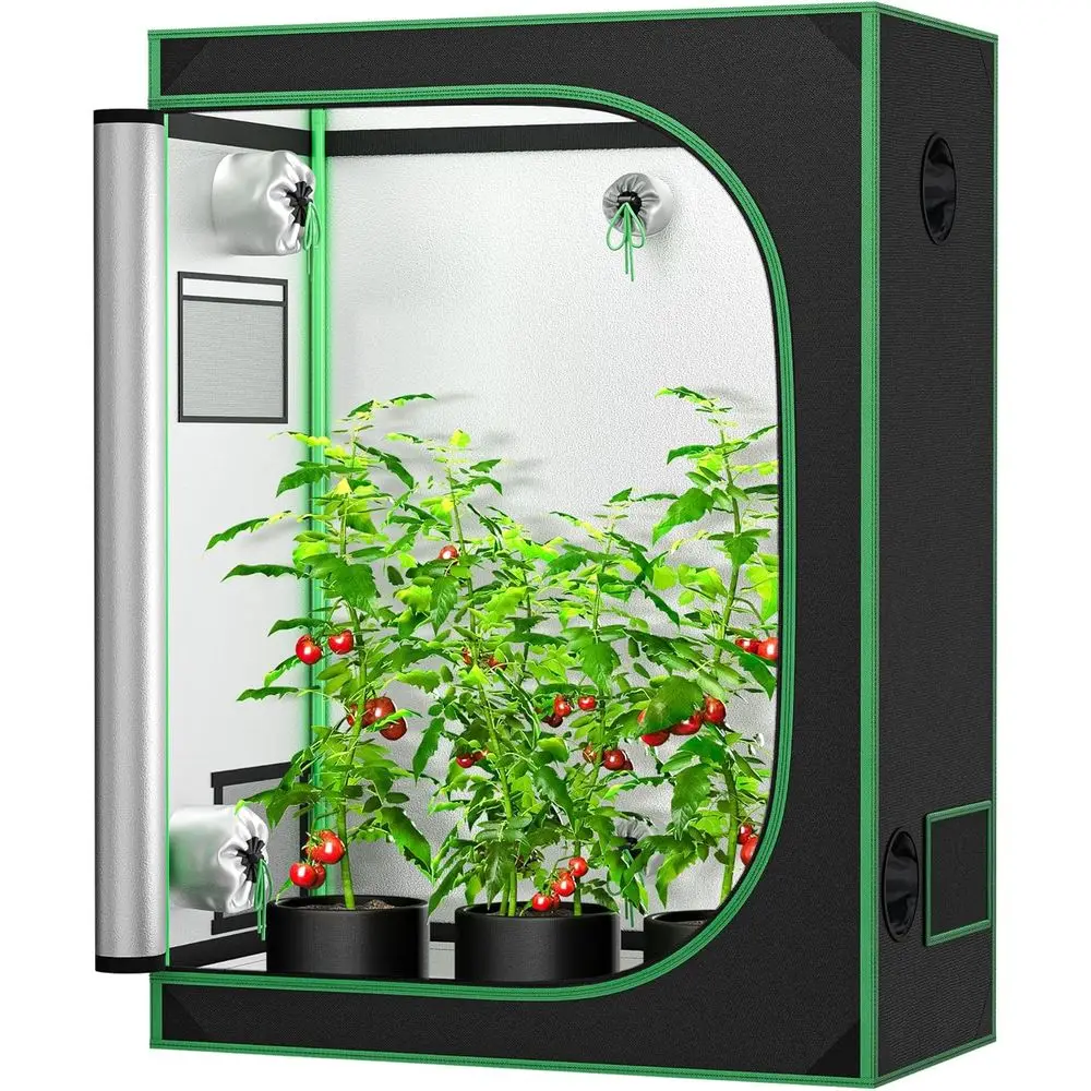 4x2 ft Reflective Mylar Indoor Grow Tent with Observation Window and Removable Waterproof Floor Tray
4x2 ft Reflective Mylar Indoor Grow Tent with Observation Window and Removable Waterproof Floor Tray