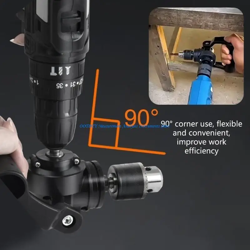 367D прямоугольная насадка для сверла, 90-градусный сверлильный патрон с ручкой, адаптер для прямоугольной дрели, удлинительный
367D прямоугольная насадка для сверла, 90-градусный сверлильный патрон с ручкой, адаптер для прямоугольной дрели, удлинительный