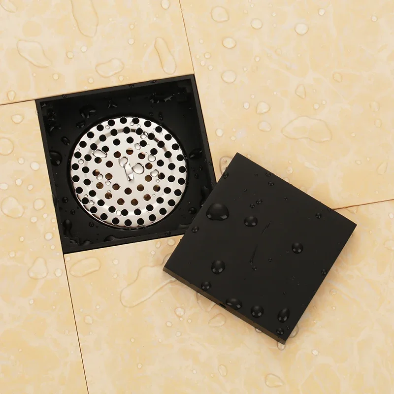 Vidric 4"Oil Bubbed Bronze Black Brass Tile Insert Square Anti-odor Floor Drain Waste Grates Bathroom invisible Shower Drain
Vidric 4"Oil Bubbed Bronze Black Brass Tile Insert Square Anti-odor Floor Drain Waste Grates Bathroom invisible Shower Drain
