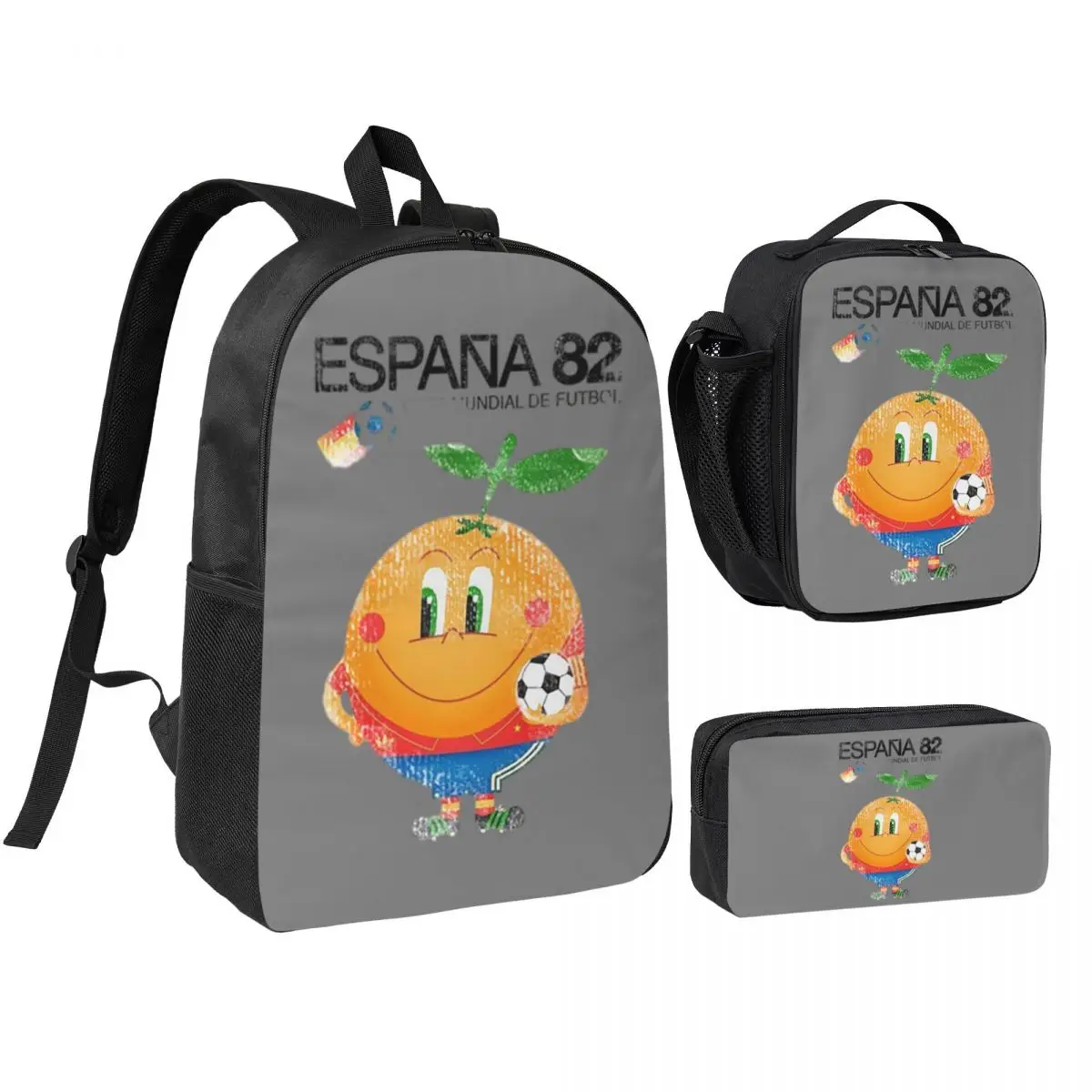 Espana 82 Spain Football Backpack Boys Girls BookBag School Bag Shoulder Bags 3ps Insulated Lunch Bag Pencil Case
Espana 82 Spain Football Backpack Boys Girls BookBag School Bag Shoulder Bags 3ps Insulated Lunch Bag Pencil Case