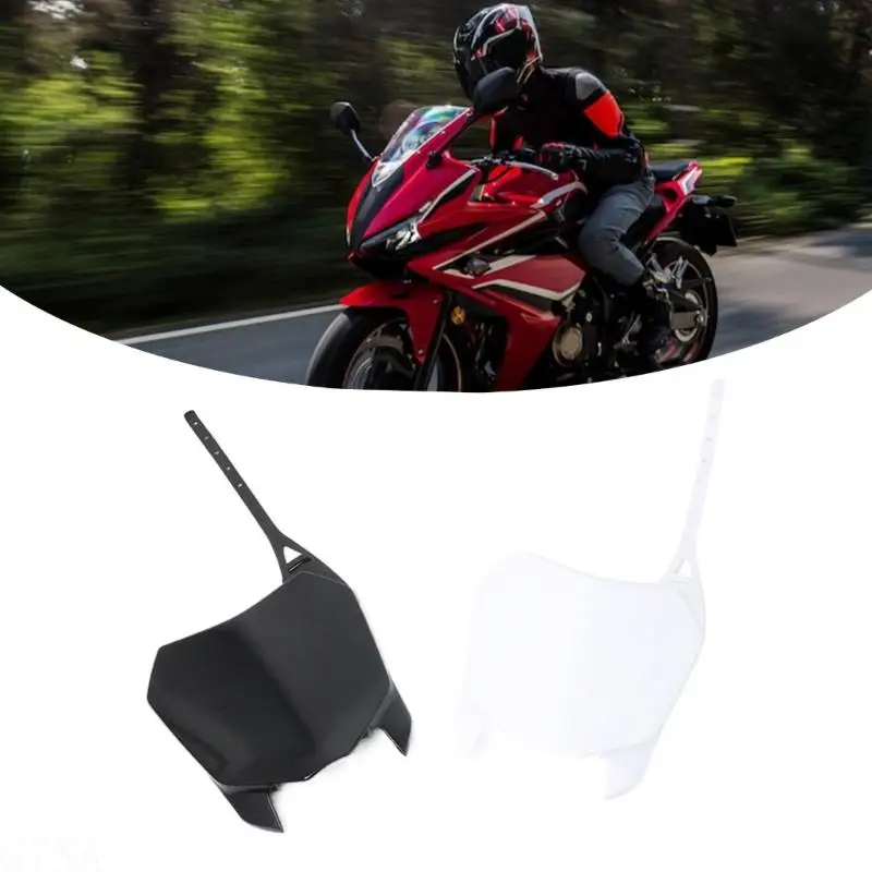 G7NA High Contrast Motocross Number Plate Scoreboard Heavy Duty Material Easy Mount Design