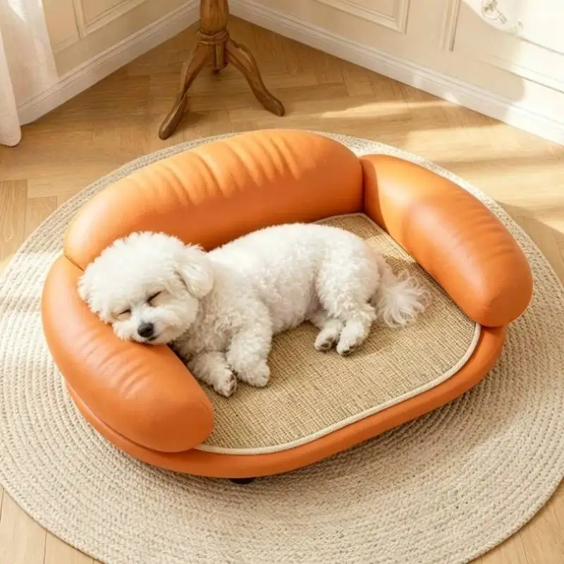 Cute Quality Dog Kennel Aesthetic Cooling Durable Designer Indoors Dog Supplies Mattress Modern Camas Para Perros Dog Furniture
Cute Quality Dog Kennel Aesthetic Cooling Durable Designer Indoors Dog Supplies Mattress Modern Camas Para Perros Dog Furniture