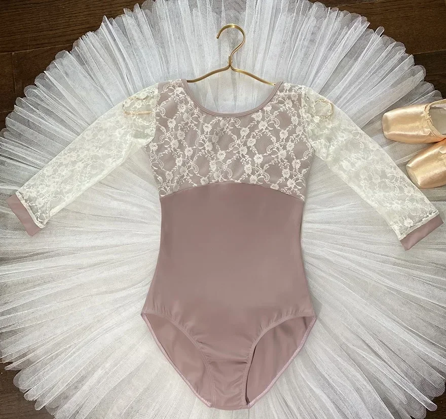 Fall Ballet Dance Leotards Women 2024 Lace Sleeve Gymnastics Dancing Wear Adult High Quality Elegant Ballet Leotard
Fall Ballet Dance Leotards Women 2024 Lace Sleeve Gymnastics Dancing Wear Adult High Quality Elegant Ballet Leotard