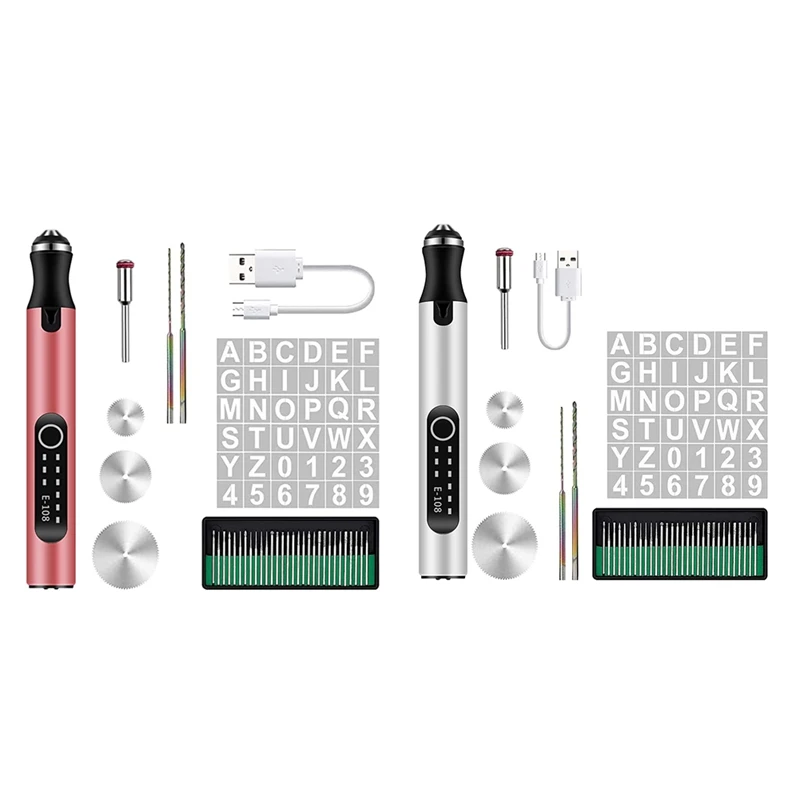 Engraving Pen Electric Engraving Tool Kit Rechargeable DIY Mini Engraver Etching Pen For Carving Glass Wood Stone
Engraving Pen Electric Engraving Tool Kit Rechargeable DIY Mini Engraver Etching Pen For Carving Glass Wood Stone