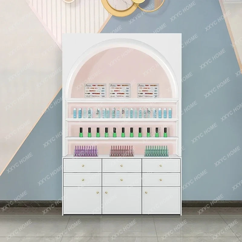 ZH Beauty salon skin care products nail polish glue display cabinet, shelf product display rack
ZH Beauty salon skin care products nail polish glue display cabinet, shelf product display rack