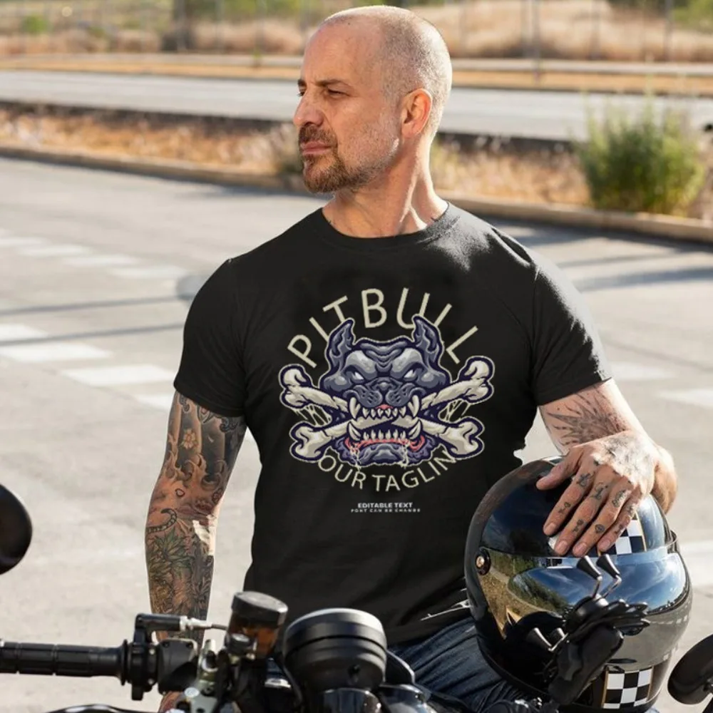 2024 American Retro Heavy T-shirt Men's Short Sleeve Motorcycle Motorcycle Trend Bulldog Loose Cotton Casual Half Sleeve T-shirt
2024 American Retro Heavy T-shirt Men's Short Sleeve Motorcycle Motorcycle Trend Bulldog Loose Cotton Casual Half Sleeve T-shirt