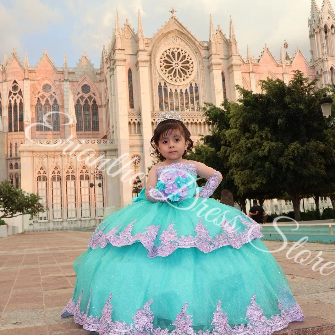 Elegant Custom Flower Girl Dress for Wedding Lace Applique Tulle Puffy Customized Kids Birthday Party First Communion Ball Gowns
Elegant Custom Flower Girl Dress for Wedding Lace Applique Tulle Puffy Customized Kids Birthday Party First Communion Ball Gowns