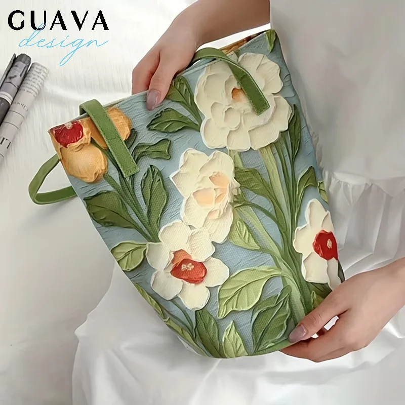 Large-Capacity Bucket Bag for Women Fashion Handbag Casual Shoulder Storage with Lovely Flower Design Premium Sense
Large-Capacity Bucket Bag for Women Fashion Handbag Casual Shoulder Storage with Lovely Flower Design Premium Sense