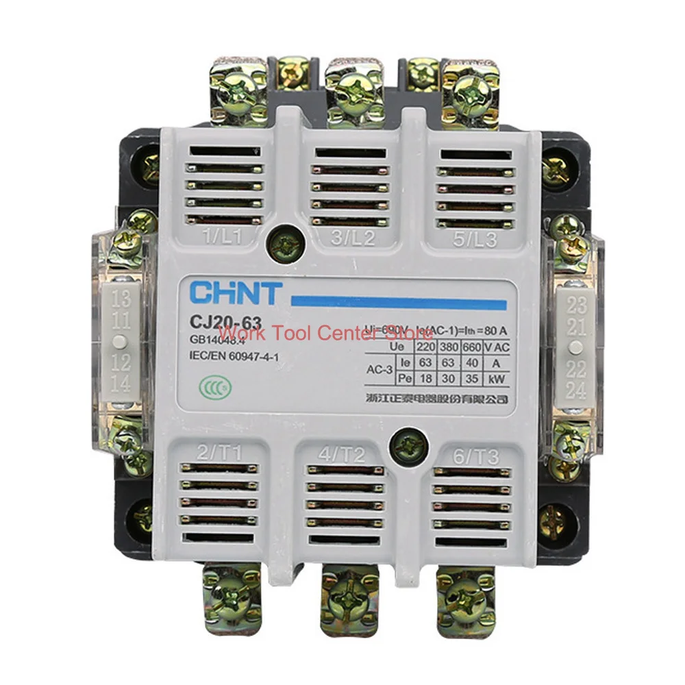 Original 110V Coil Contactor Electric Supplies CJ20-63 AC 220V 380V 63Amp 2NO 2NC Main Contact Alternating Current Assistant
Original 110V Coil Contactor Electric Supplies CJ20-63 AC 220V 380V 63Amp 2NO 2NC Main Contact Alternating Current Assistant