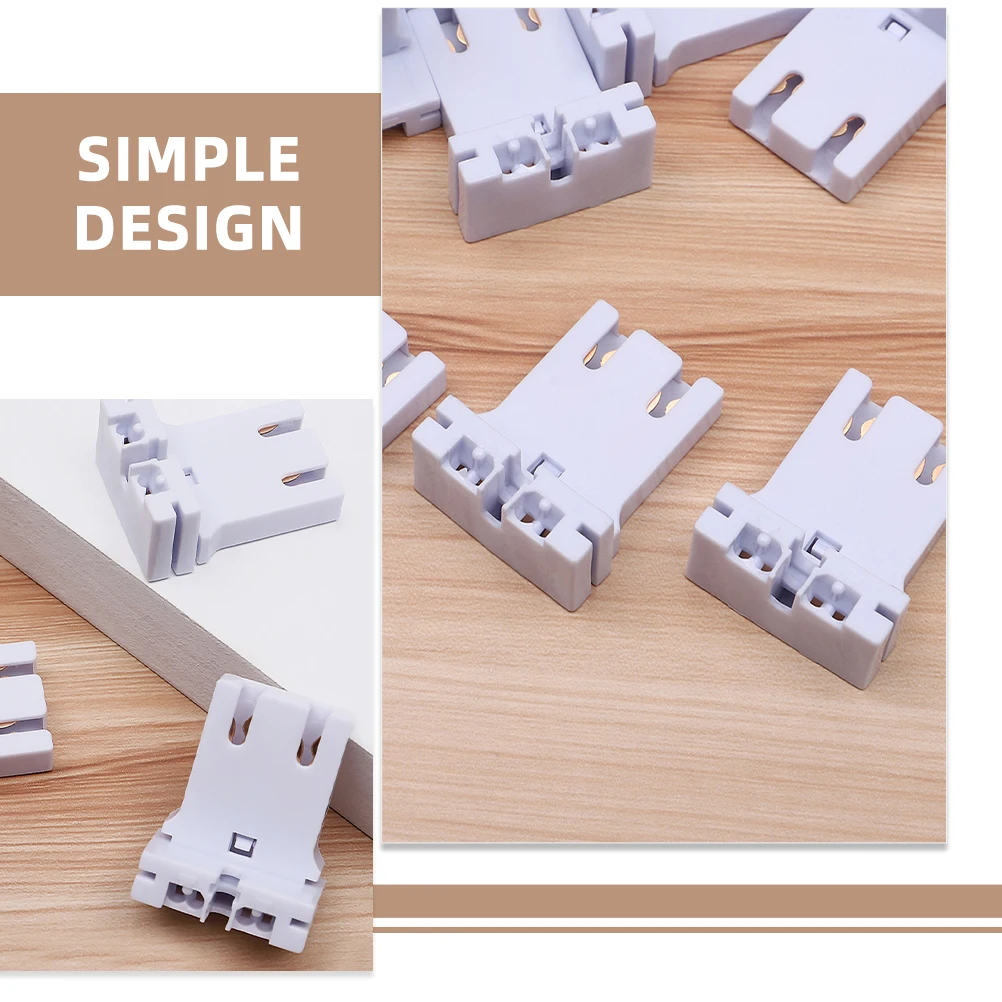 8 Pcs LED Testing Lamp Holder Socket Base Durable Reusable Grille Desk Floor Lamps Bulb Plug In-line Tombstone Adapter Tool
8 Pcs LED Testing Lamp Holder Socket Base Durable Reusable Grille Desk Floor Lamps Bulb Plug In-line Tombstone Adapter Tool