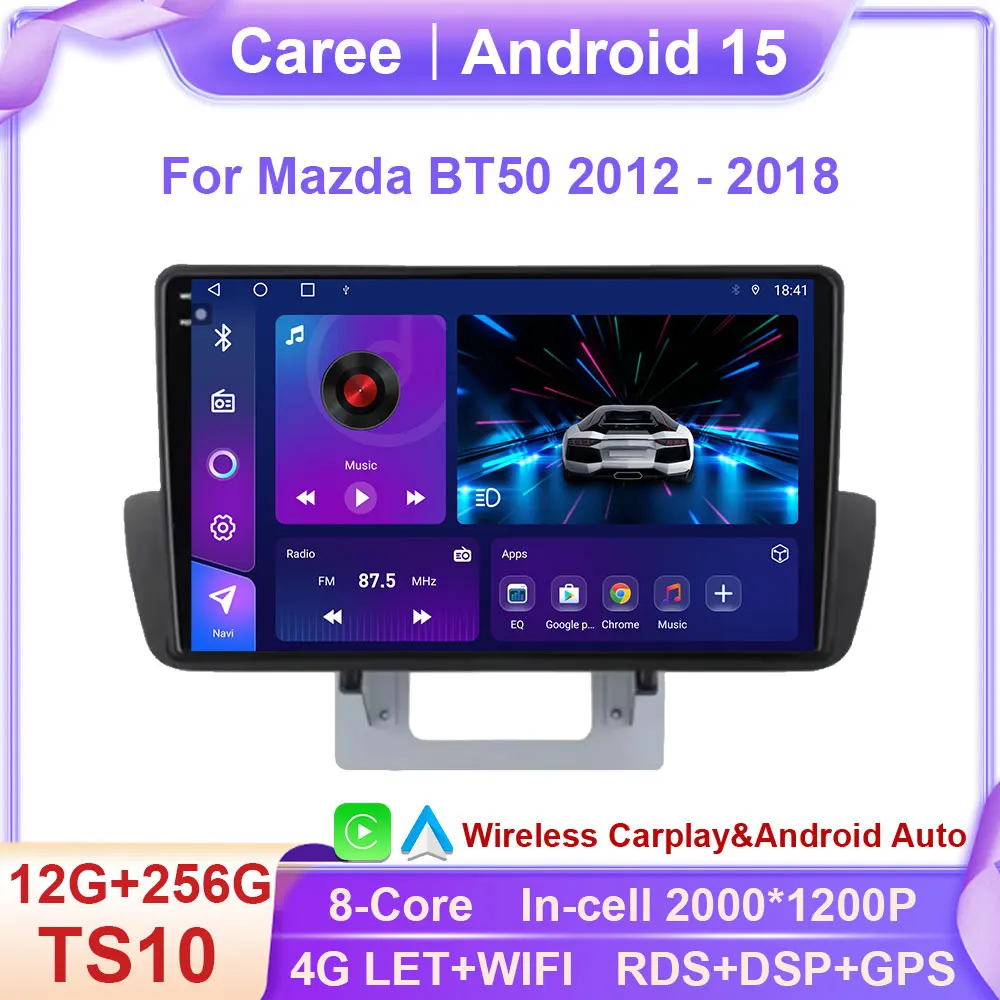 Carplay Auto For Mazda BT50 2012 2013 2014 2015 2016 2017 2018 Head Unit Android 15 DSP RDS CAR Radio Multimedia Video Player 4G
Carplay Auto For Mazda BT50 2012 2013 2014 2015 2016 2017 2018 Head Unit Android 15 DSP RDS CAR Radio Multimedia Video Player 4G
