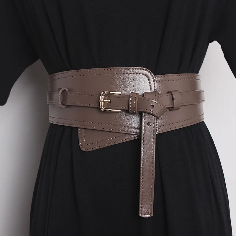 Women Genuine Leather Wide Waist Belt Fashion Waist Cincher Matching Coat Sweater Blazer
Women Genuine Leather Wide Waist Belt Fashion Waist Cincher Matching Coat Sweater Blazer