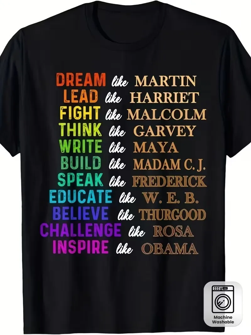 Black History Tribute Tee with Harriet Lettering Design
Black History Tribute Tee with Harriet Lettering Design