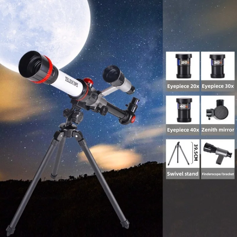 Outdoor Telescope Professional Kids Astronomical Telescope Stargazing High Magnification Moon Space Planet Tripod for Children
Outdoor Telescope Professional Kids Astronomical Telescope Stargazing High Magnification Moon Space Planet Tripod for Children