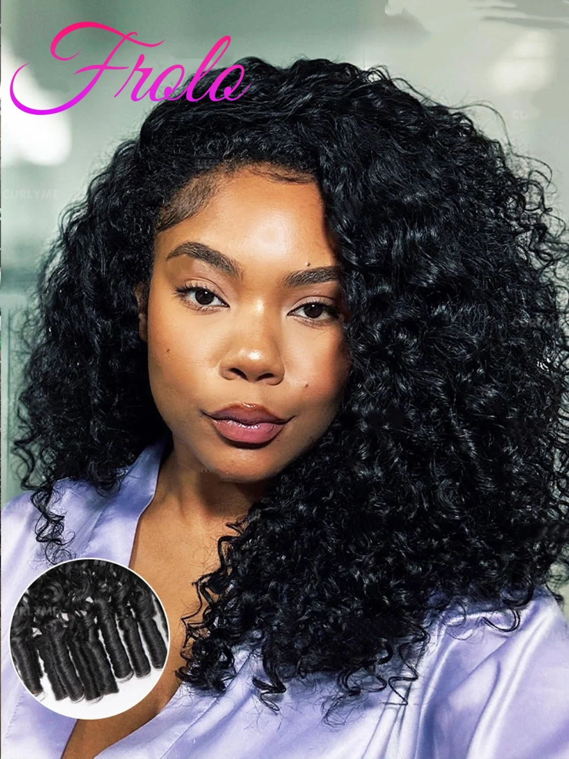 Burmese Curly Half Wig Human Hair Flip Over Half Wigs Glueless Wear and Go Invisible Hairline 3 In 1 Seamless Burmese Curly Wig
Burmese Curly Half Wig Human Hair Flip Over Half Wigs Glueless Wear and Go Invisible Hairline 3 In 1 Seamless Burmese Curly Wig