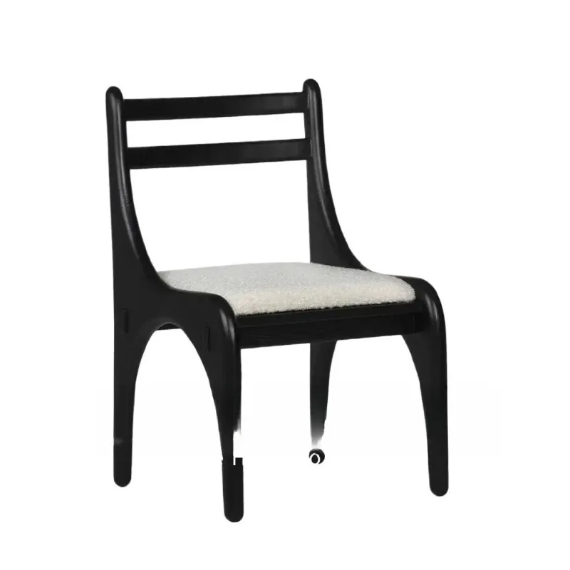 Medieval solid wood dining chair home designer black backrest soft bag retro chair wabi sabi French dining chair
Medieval solid wood dining chair home designer black backrest soft bag retro chair wabi sabi French dining chair
