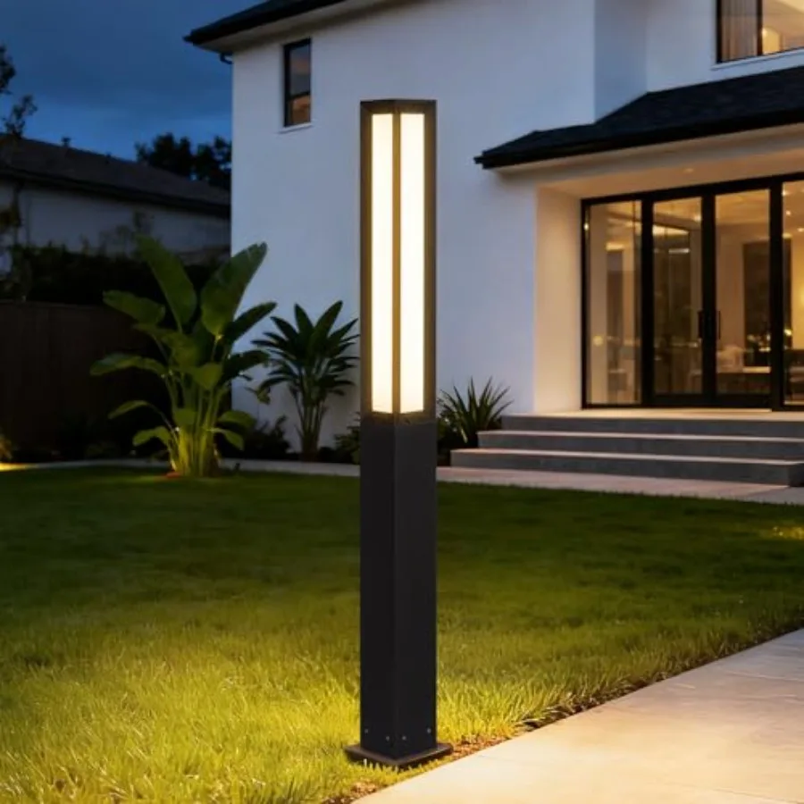 Современный уличный ландшафтный светильник-столбик класса люкс с LED-подсветкой, IP54, водонепроницаемый, для газонов, патио, дворов, подъездных путей и дорожек
Современный уличный ландшафтный светильник-столбик класса люкс с LED-подсветкой, IP54, водонепроницаемый, для газонов, патио, дворов, подъездных путей и дорожек
