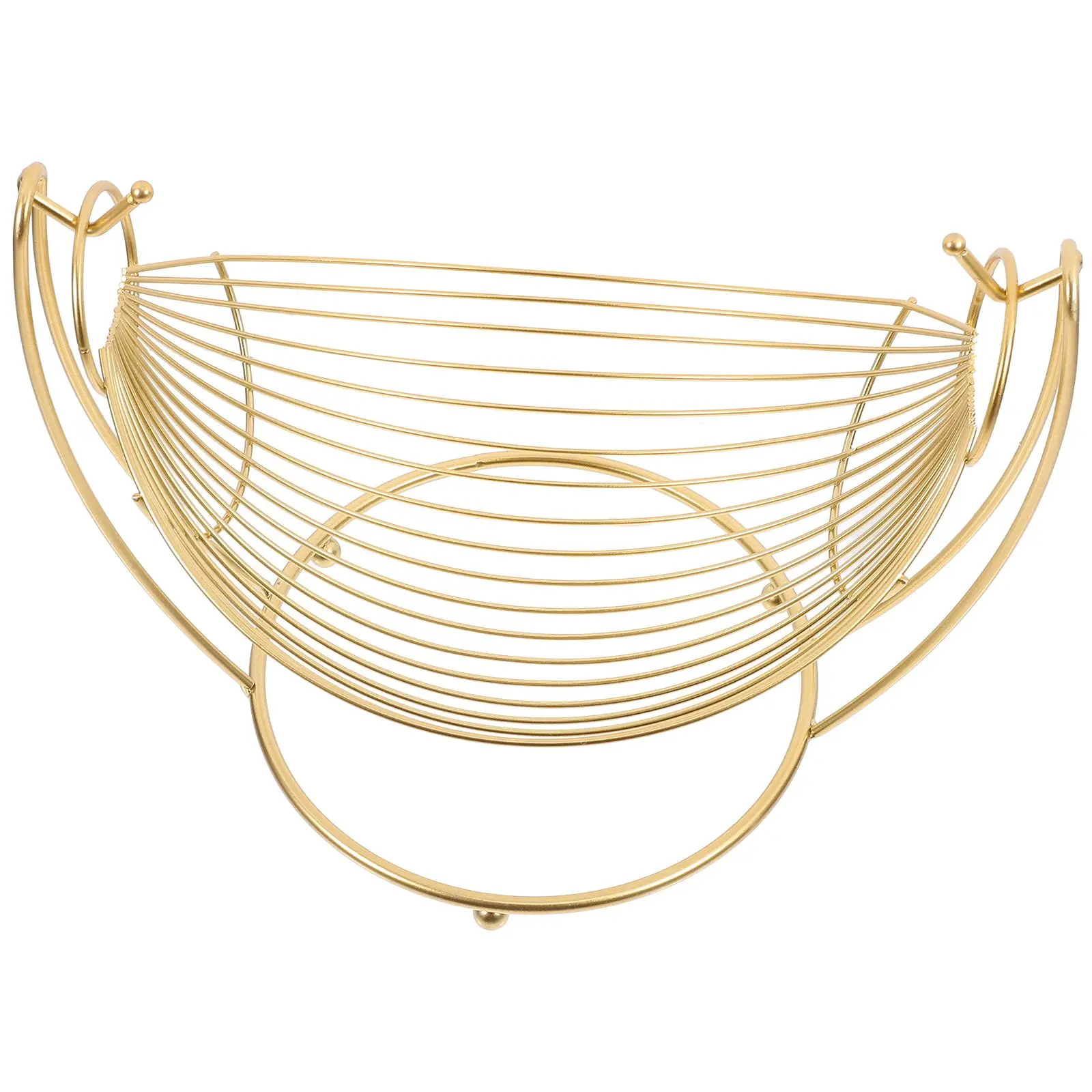 Snack Storage Metal Fruit Vegetable Iron Wire Fruit Basket Wire Baskets Counter Bread Large Capacity Kitchen Decorative
Snack Storage Metal Fruit Vegetable Iron Wire Fruit Basket Wire Baskets Counter Bread Large Capacity Kitchen Decorative