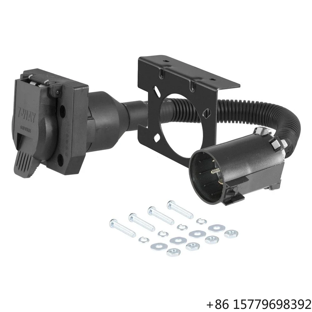 Trailer Plug Wiring Harness Connectors US Car to 7 RV Adapter for Trailers
Trailer Plug Wiring Harness Connectors US Car to 7 RV Adapter for Trailers