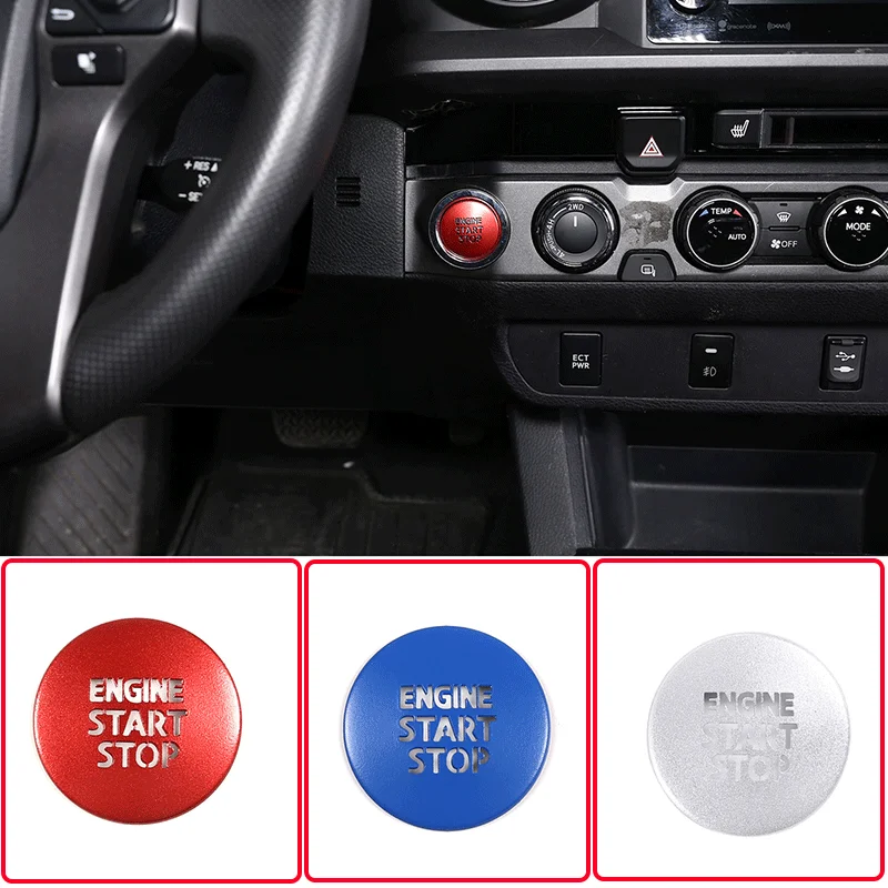 Красная крышка кнопки зажигания двигателя для Toyota Tacoma 2016-22, алюминиевый сплав, стикер, аксессуары для интерьера автомобиля
Красная крышка кнопки зажигания двигателя для Toyota Tacoma 2016-22, алюминиевый сплав, стикер, аксессуары для интерьера автомобиля