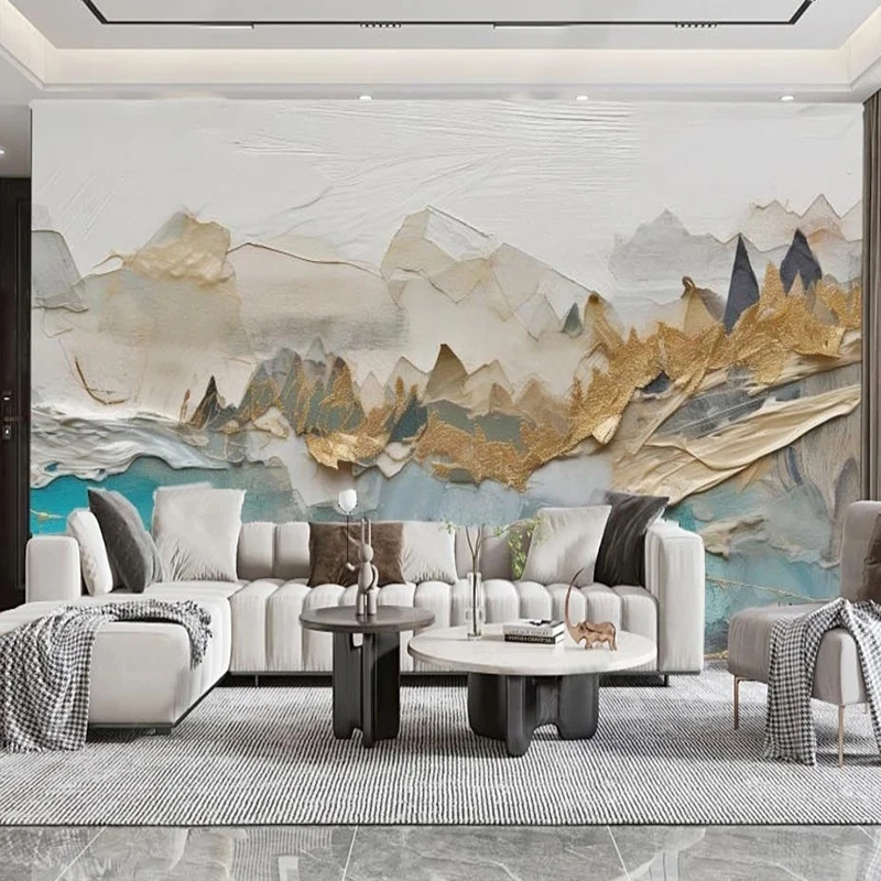 Papel Tapiz Para Pared Wallpaper Modern Abstract Relief Landscape Gold Paint Art Mural TV Room Study Home Decor Papel De Parede
Papel Tapiz Para Pared Wallpaper Modern Abstract Relief Landscape Gold Paint Art Mural TV Room Study Home Decor Papel De Parede