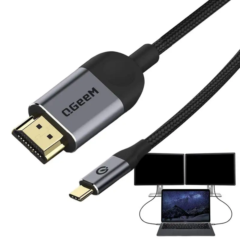 Кабель-адаптер Type-C для мультимедийного интерфейса высокой четкости Plug And Play, Кабель-адаптер Type-C для телефонов, Эффективная теплоизоляция
Кабель-адаптер Type-C для мультимедийного интерфейса высокой четкости Plug And Play, Кабель-адаптер Type-C для телефонов, Эффективная теплоизоляция