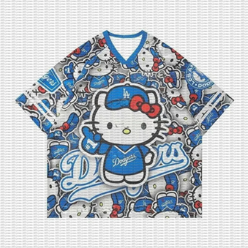 Летняя футболка с короткими рукавами из мультфильма в американском стиле, свободный крой, повседневный топ для мужчин и женщин с принтом
Летняя футболка с короткими рукавами из мультфильма в американском стиле, свободный крой, повседневный топ для мужчин и женщин с принтом