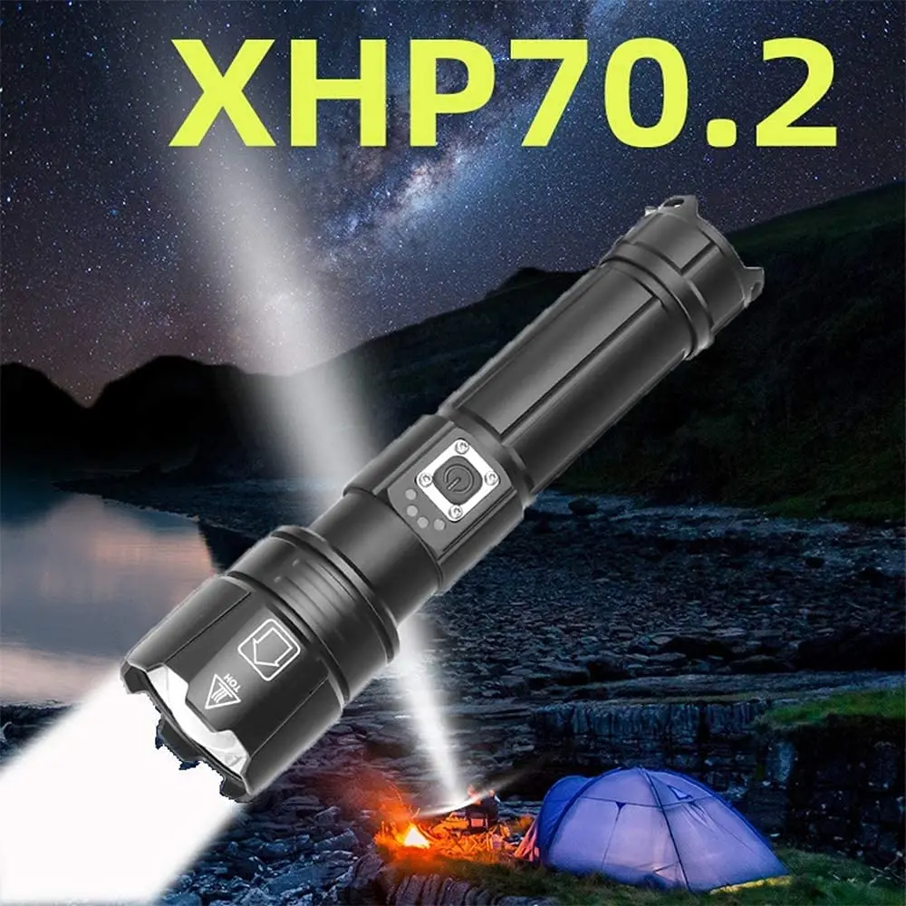 Rechargeable Flashlights, Waterproof Flashlight with 5 Light Modes, USB Charger and Output Function for Boating, Hiking, Camping
Rechargeable Flashlights, Waterproof Flashlight with 5 Light Modes, USB Charger and Output Function for Boating, Hiking, Camping
