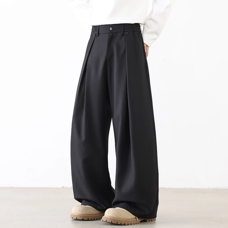2026 Spring and Summer of 26 New Trousers Hong Kong Style Men's Wide-leg Loose Casual Pants Ice Silk Drape Japanese Suit Pants
2026 Spring and Summer of 26 New Trousers Hong Kong Style Men's Wide-leg Loose Casual Pants Ice Silk Drape Japanese Suit Pants