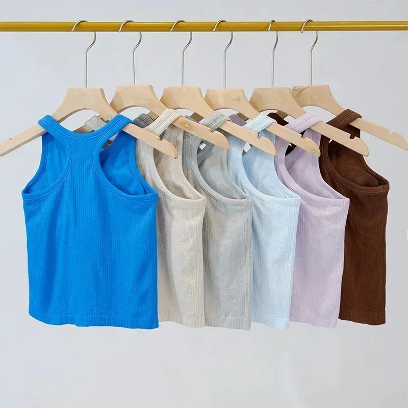 Ebb to Street Female Camisole Women Yoga Fitness Crop Top Ribbed Cropped Racerback Summer Breathable Tank Top for Summer
Ebb to Street Female Camisole Women Yoga Fitness Crop Top Ribbed Cropped Racerback Summer Breathable Tank Top for Summer