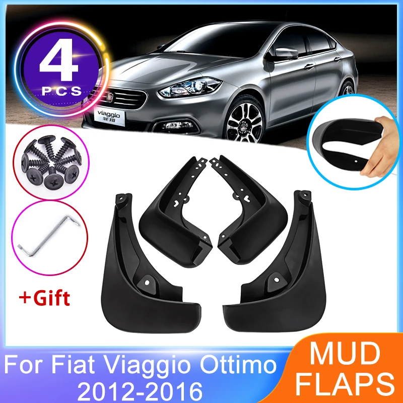MudFlaps For Fiat Viaggio Ottimo 2012~2016 Front Rear Mudguards Anti-splash Fender Splash Guards Wheel Protector Car Accessories
MudFlaps For Fiat Viaggio Ottimo 2012~2016 Front Rear Mudguards Anti-splash Fender Splash Guards Wheel Protector Car Accessories