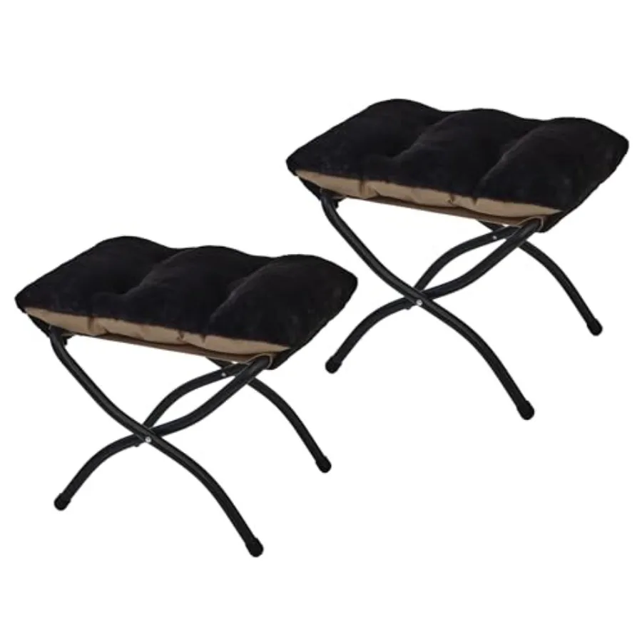 15" H Folding Ottoman Set of 2 Foldable Footrest Stool Small Foot Stool for Couch Collapsible Foot Rest Ottoman for Sofa Accent
15" H Folding Ottoman Set of 2 Foldable Footrest Stool Small Foot Stool for Couch Collapsible Foot Rest Ottoman for Sofa Accent