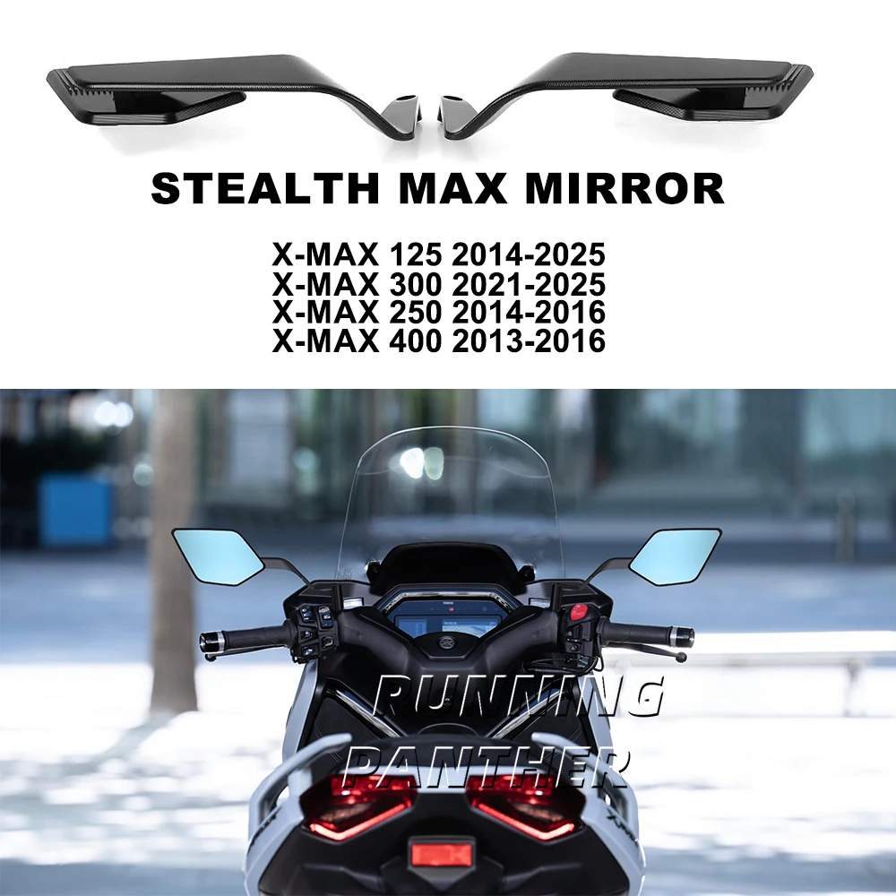 Аксессуары для боковых зеркал мотоцикла Yamaha X-MAX155 X-MAX 250 XMAX 300 400 серии - Stealth Max с антибликовым покрытием, зеркала заднего вида
Аксессуары для боковых зеркал мотоцикла Yamaha X-MAX155 X-MAX 250 XMAX 300 400 серии - Stealth Max с антибликовым покрытием, зеркала заднего вида