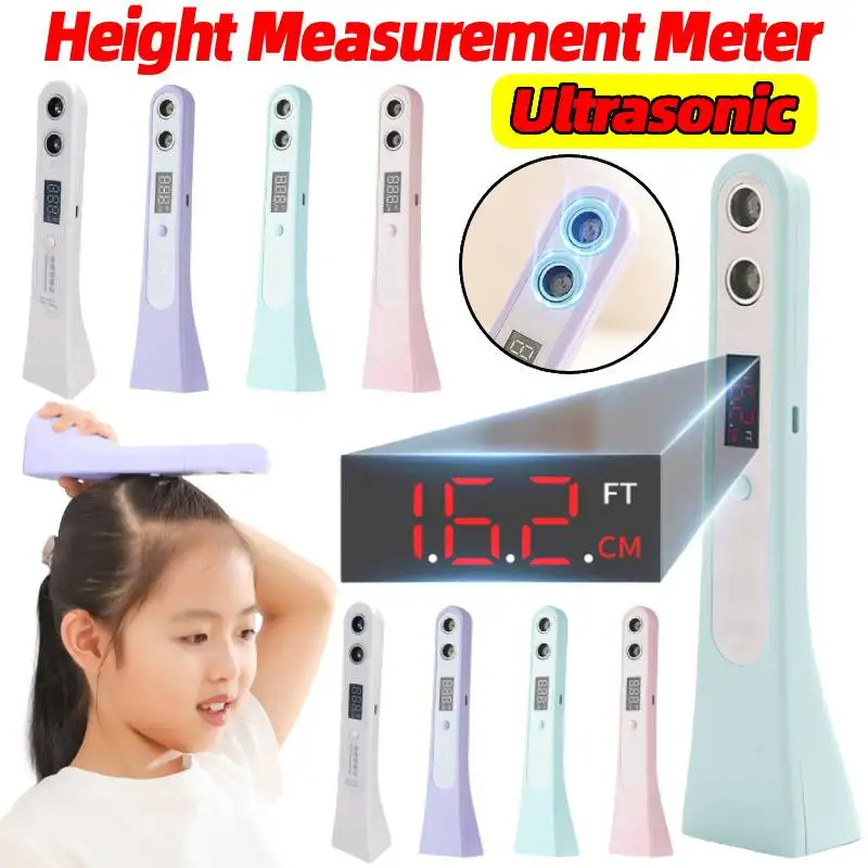 Ultrasonic Digital Height Measuring Ruler High Accuracy Portable Height Measuring Device LED Display for Measuring Body Height
Ultrasonic Digital Height Measuring Ruler High Accuracy Portable Height Measuring Device LED Display for Measuring Body Height