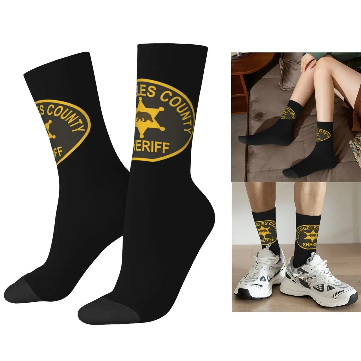 Носки отдела шерифа округа Лос-Анджелеса, супер мягкие чулки в стиле Харадзюку, всесезонные длинные носки для унисекс, рождественские подарки
Носки отдела шерифа округа Лос-Анджелеса, супер мягкие чулки в стиле Харадзюку, всесезонные длинные носки для унисекс, рождественские подарки