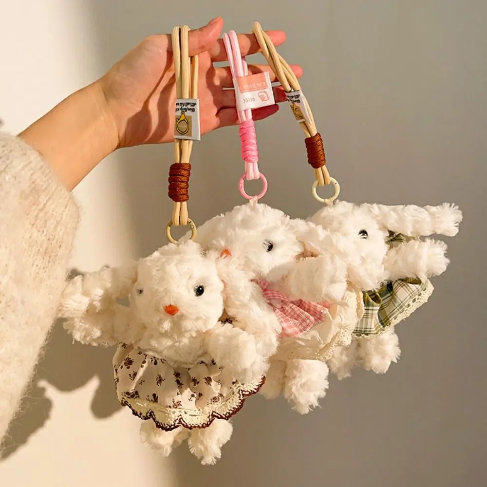 PP Cotton Hanging Ear Rabbit Doll Keychain Soft Girl Heart Bunny Plush Toy Keychain Trinket Fluffy Plush Doll Bag Pendant
PP Cotton Hanging Ear Rabbit Doll Keychain Soft Girl Heart Bunny Plush Toy Keychain Trinket Fluffy Plush Doll Bag Pendant