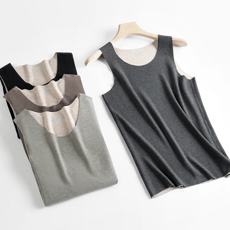 Heating High-Tech! Men's Winter Wool Silk Velvet Warm Vest Base Layer Increase 6 Degrees V-Neck Thin Young Adult Suitable
Heating High-Tech! Men's Winter Wool Silk Velvet Warm Vest Base Layer Increase 6 Degrees V-Neck Thin Young Adult Suitable