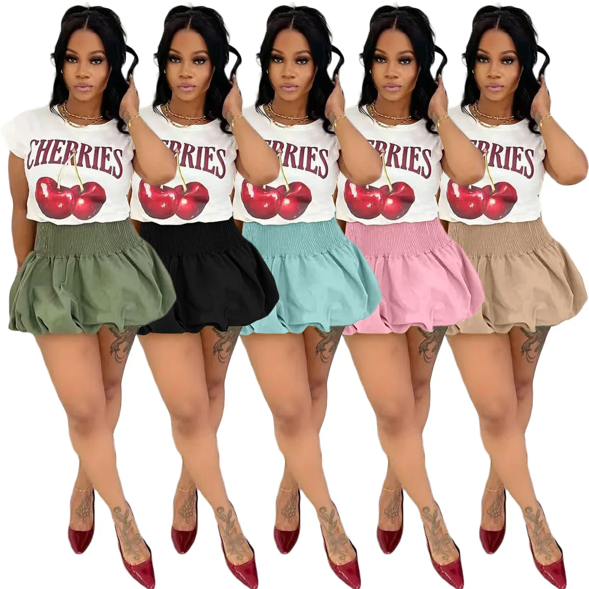 Bubble Skirts Women Short Skirt A Line Elastic Waist Pleated Elegant Splice Y2k Streetwear Sexy Sweet Party Night Beach Spring
Bubble Skirts Women Short Skirt A Line Elastic Waist Pleated Elegant Splice Y2k Streetwear Sexy Sweet Party Night Beach Spring