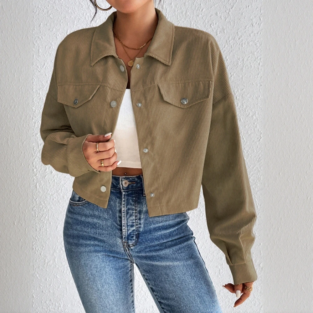 Women's Casual round Neck Jacket Class Style Top Fast Fashion Colorful Design Spring Autumn Wear
Women's Casual round Neck Jacket Class Style Top Fast Fashion Colorful Design Spring Autumn Wear