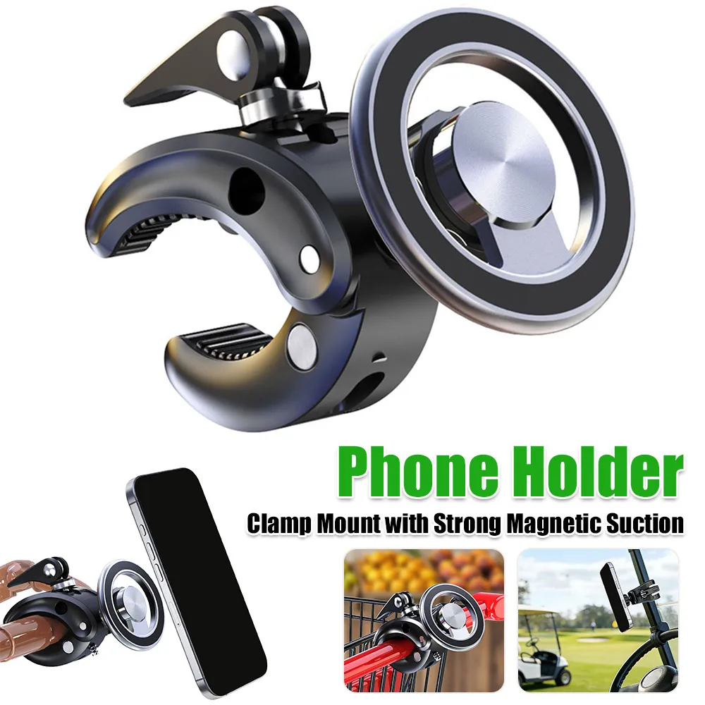Magnetic Phone Holder Clamp Mount Phone Stand for Gym Spin Bike Treadmill Stroller Golf Cart Fit for MagSafe 12-16 Series
Magnetic Phone Holder Clamp Mount Phone Stand for Gym Spin Bike Treadmill Stroller Golf Cart Fit for MagSafe 12-16 Series