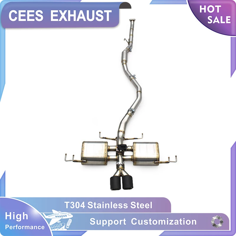 CEES Tuning Straight Pipes Rear Muffler Exhaust for 017-2023 Honda CIVIC Type R/Type-R 2.0T SS304 Valve Catback Exhaust System
CEES Tuning Straight Pipes Rear Muffler Exhaust for 017-2023 Honda CIVIC Type R/Type-R 2.0T SS304 Valve Catback Exhaust System